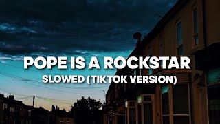 Pope is a rockstar  SALES tiktok version Go little rockstar [upl. by Tchao]