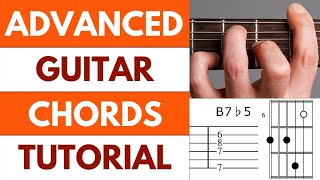 How To Play Advanced Guitar Chords Tutorial Play First Learn Second [upl. by Sarge]