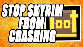 How To Fix Skyrim From Crashing Tutorial [upl. by Oilalue]