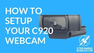 How to Setup Your Logitech C920 Webcam [upl. by Eimmaj163]