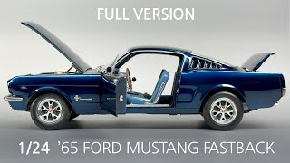 FORD MUSTANG FASTBACK 124 REVELL Model car build Full version [upl. by Suoivatnom]