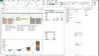 How to add a Grand Total Line to a Column Pivot Chart [upl. by Macdonell]