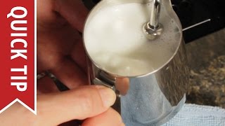 How to AutoFroth Milk for Lattes [upl. by Vorfeld]