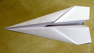 Como hacer un Avión de papel que vuela mucho  aviones de papel [upl. by Alboran]