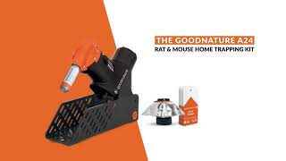 Goodnatures A24 Rat amp Mouse Home Trapping Kit Automatic amp ToxinFree [upl. by Close455]