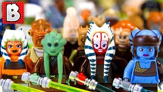 Every Lego Jedi Minifigure Ever 127 Minifigs in total  Collection Review [upl. by Dorrahs]