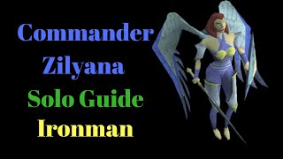 OSRS  Commander Zilyana Solo Guide for Ironmen [upl. by Fagen]