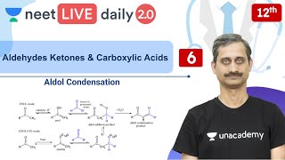 NEET Aldehydes Ketones amp Carboxylic Acids  L6  Class 12  Unacademy NEET  Anoop Vashishtha [upl. by Inaj]