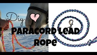 DIY Paracord Lead Rope [upl. by Stich]