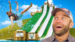 BSR Cable Park Royal Flush  Most Insane Water Slide In Texas [upl. by Yllak]