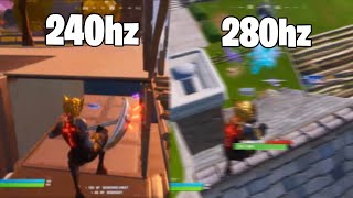 Is 280Hz Better Then 240Hz Fortnite On 280Hz Preview [upl. by Suhploda259]