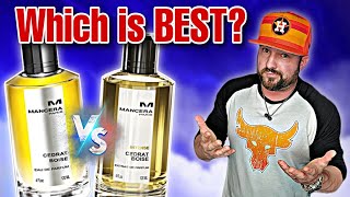 Mancera Cedrat Boise vs Intense  Fragrance Review Battle [upl. by Queena]