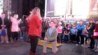 Times Square Proposal Fail [upl. by Winny]