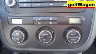 VW Golf 5  VW Jetta  VW Passat B6  how to testing climatronic  climatronic test [upl. by Clance452]