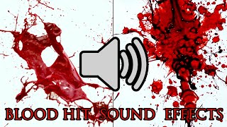 Blood Hits Sound Effects  Headshot Blood Sound Effect [upl. by Artenal]