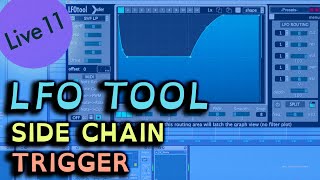 How to SIDECHAIN with the LFO TOOL in Ableton Live 11 [upl. by Sibbie]