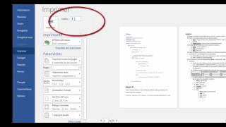 Comment imprimer un document Word [upl. by Eelrak]