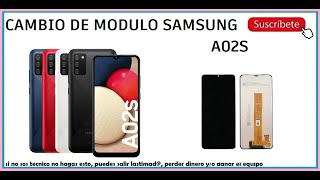 🤪 Cambio de Modulo Samsung A02s 👉 sanmar 👈 Como desmontar y cambiar la pantalla del A02 A025 [upl. by Tollman]