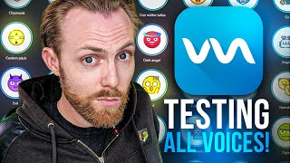 Voicemod Pro Testing ALL Voices  2021 [upl. by Xonel]