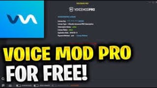 UPDATED VOICEMOD PRO FOR FREE AUGUST 18 2020 [upl. by Ardin271]