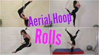 Fun Aerial Hoop Rolls  UNIQUE AERIALISTS [upl. by Darryl]