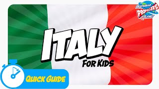 Italy for Kids Fun and facts [upl. by Rodolphe441]