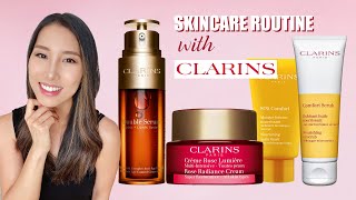 Best of Clarins Skincare  Serum Scrub Mask amp More  ChrisHanXoxo [upl. by Jezebel65]