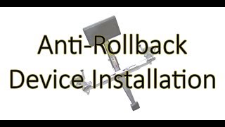 AntiRollback Device Installation [upl. by Ianej]