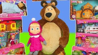 Masza i Niedźwiedź zabawki Zestaw ratunkowy  Masha and the Bear Toys [upl. by Ecnahc]