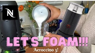 How To Foam Milk With Aeroccino 3 Make Coffee With Foam Tips amp Tricks  Easy Foamed Latte Recipe [upl. by Assilem441]