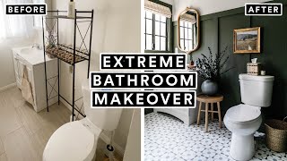 EXTREME BATHROOM MAKEOVER From Start to Finish 🚽 Insane DIY Transformation [upl. by Mloc]