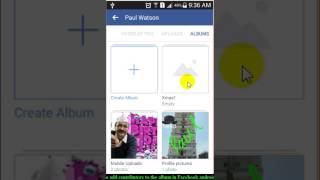 How to add contributors to the album in Facebook android app [upl. by Henka521]