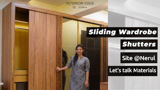 Sliding Wardrobe Design for Bedroom With Mirror  Sliding Wardrobe Doors  Interior Iosis by Nihara [upl. by Trin454]