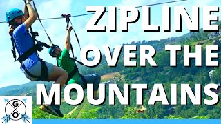 ZIPLINE ANAKEESTA  GATLINBURG TN  Getting Out RV Adventures Episode 11 [upl. by Eserehs]