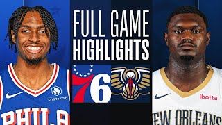 76ERS at PELICANS  FULL GAME HIGHLIGHTS  November 29 2023 [upl. by Atirehgram]