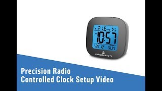 Precision Radio Controlled Clock Setup Video [upl. by Jazmin]