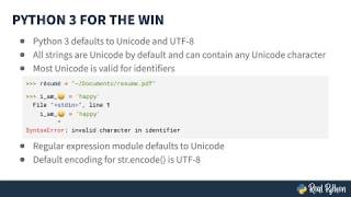 Unicode in Python [upl. by Durrell]