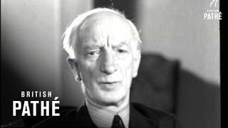 Sir William Beveridge Talks To Pathe Gazette 1942 [upl. by Alyam]