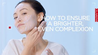 How to ensure a brighter even complexion  Clarins [upl. by Favianus]