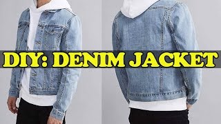 DIY Denim Jacket from Scratch [upl. by Gennie]