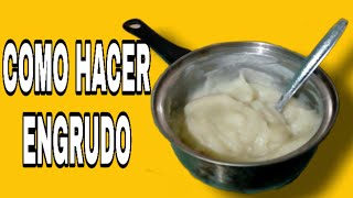 COMO HACER ENGRUDO  PEGAMENTO CASERO CON SOLO 2 INGREDIENTES  MUY FÁCIL Isaac Martinez DIY [upl. by Egor395]