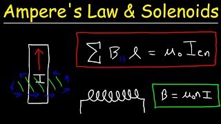 Amperes Law amp Magnetic Field of a Solenoid  Physics amp Electromagnetism [upl. by Ripleigh]