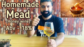 Home Made Mead Honey Wine l Easy Recipe mead honeywine [upl. by Gentille]