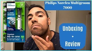 Philips Norelco Multigroom 7000  Unboxing  Review [upl. by Elana]