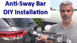 DIY Trailer AntiSway Bar Installation and use [upl. by Eardnoed242]