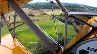 Flying Boeing Stearman Biplane [upl. by Reisch]