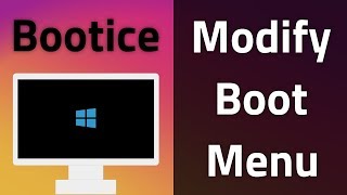 How to modifyedit Windows Boot Options  Bootice [upl. by Eirot342]