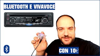 Come aggiungere BLUETOOTH e VIVAVOCE ad una vecchia autoradio [upl. by Aeriela]