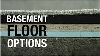 Basement Floor Options to Prevent Moisture [upl. by Nedra]