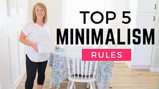 My 5 Favorite Minimalism Rules [upl. by Esilegna]